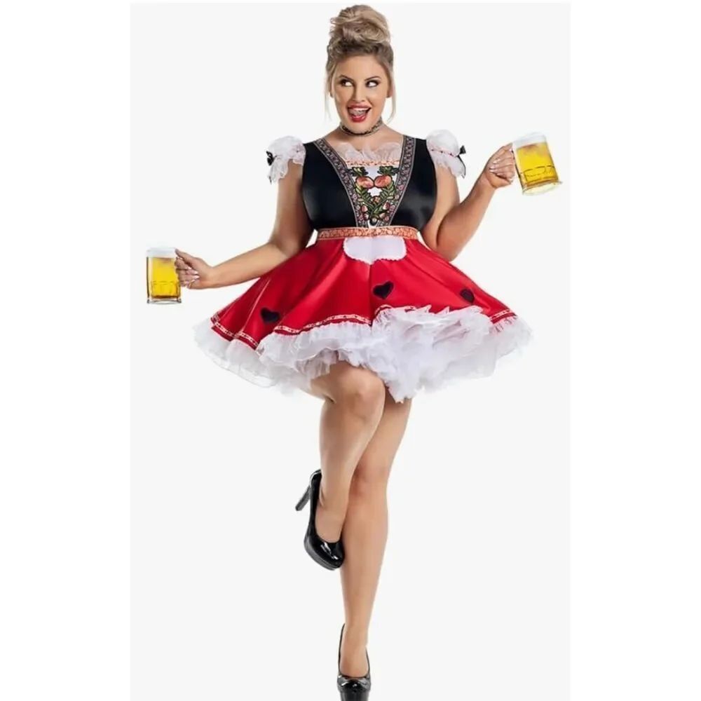 Party King womens Plus SweetheartβBeer Maiden -S